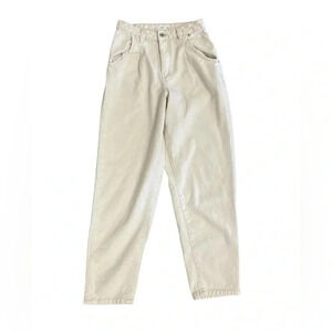 MNG Cream Wide Leg Balloon Fit High Rise Jeans Size  26
